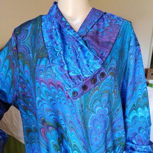 Lily by Fermiana Long Sleeve Tunic Dress Size 3XL